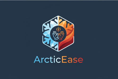 Make me a logo for a Website called ArcticEase that sells heated gloves